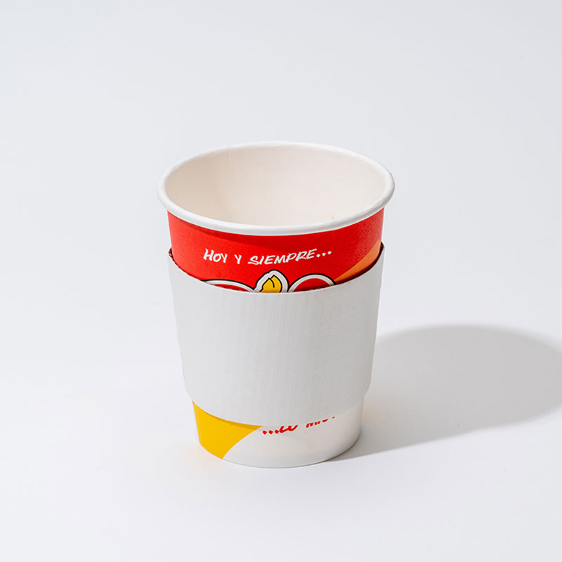 Anti-slip corrugated cup sleeves para sa bubble tea