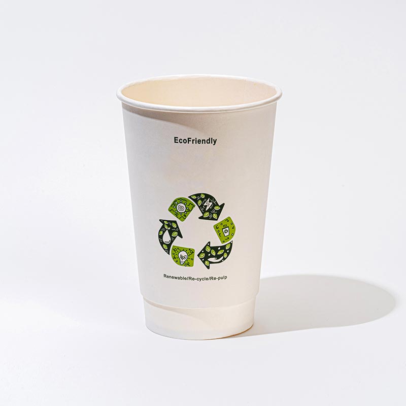 Aqueous Coated Disposable Cup para sa Delivery Services