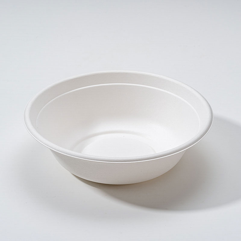 Bagasse Pulp Straight Bowl para sa Mga Serbisyo sa Paghahanda ng Pagkain