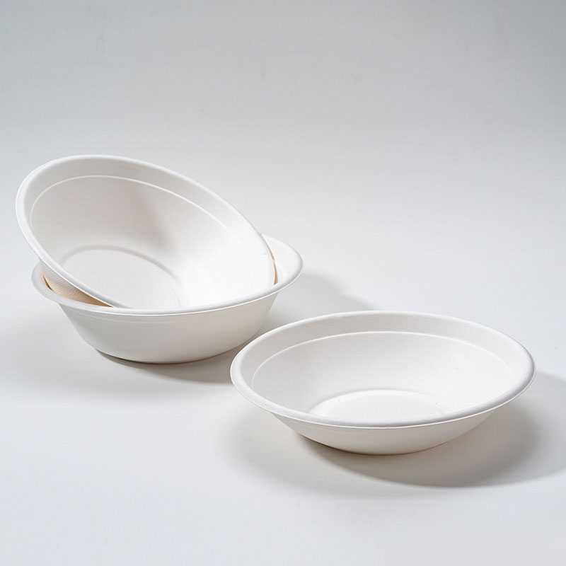 Bagasse Straight Sided Bowl para sa Deli Salads