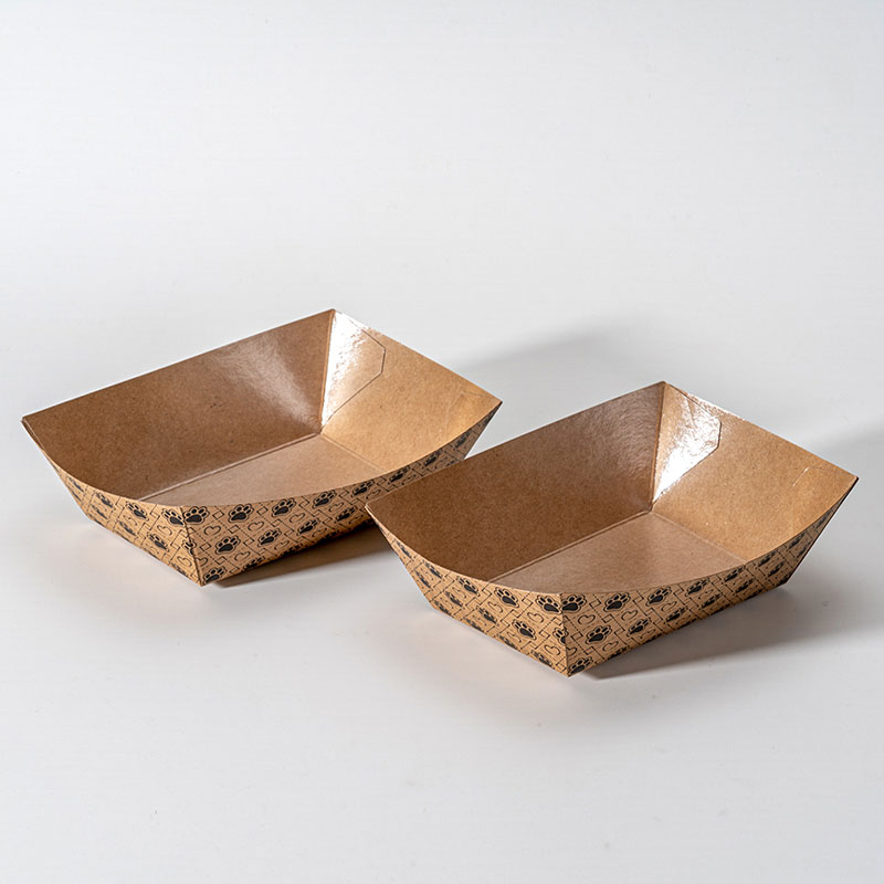 Kraft boat tray